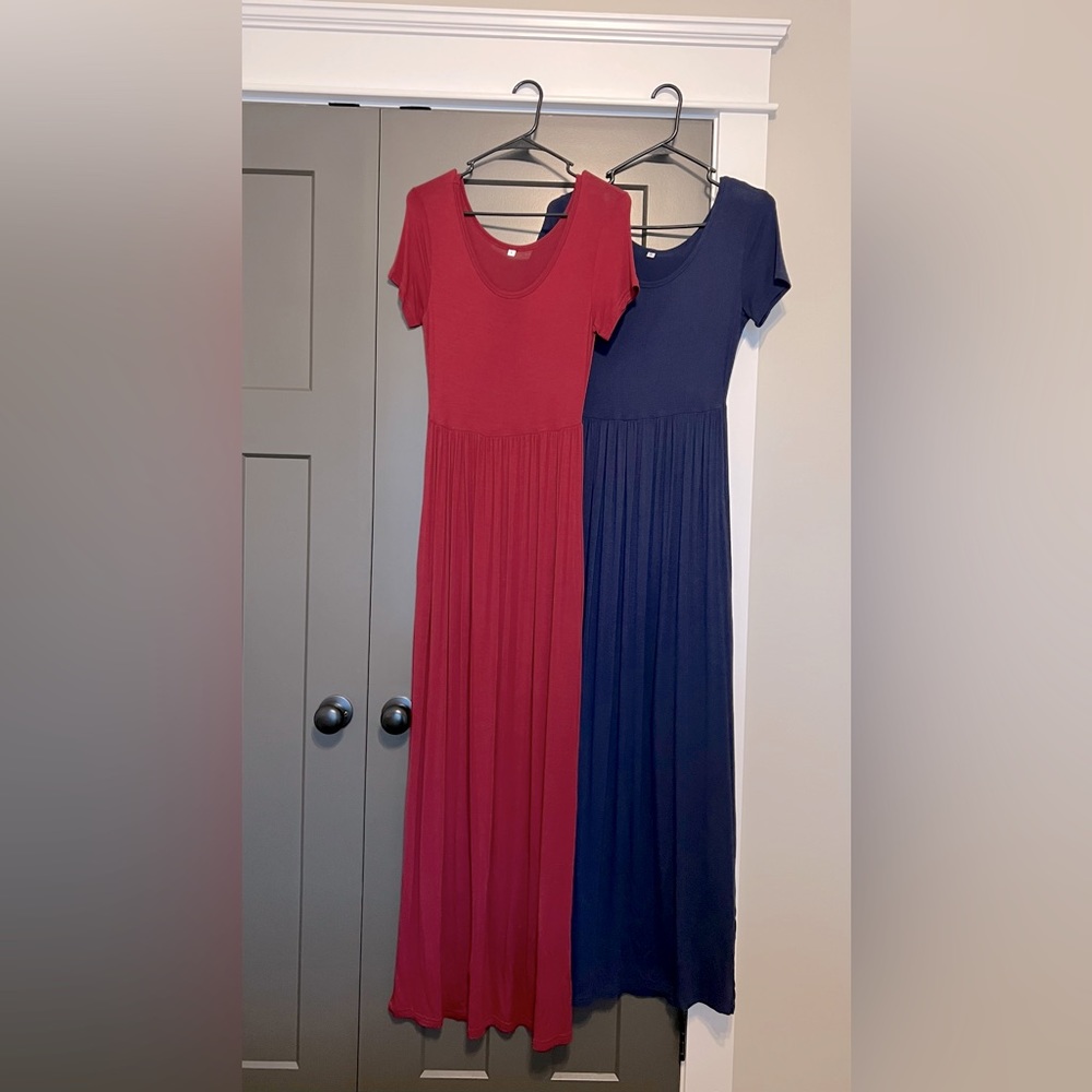 Maxi Dresses; set of two